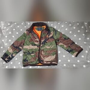Polo by Ralph Lauren Kids Green and Brown Camouflage Jacket